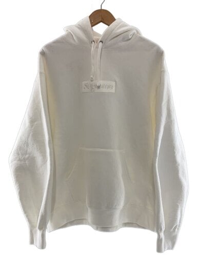 商品画像：BOX LOGO/23FW/パーカー/L/コットン/WHT/無地 1