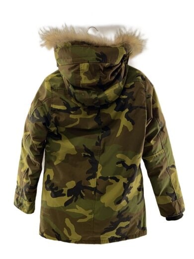 商品画像：JASPER PARKA JACKET/ダウンジャケット/S/ポリエステル/KHK/カモフラ/68F8490// 2