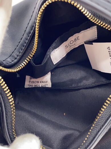 商品画像：24SS/SLOBEボックスハンドバッグ/PVC/BLK/24092913005410 6