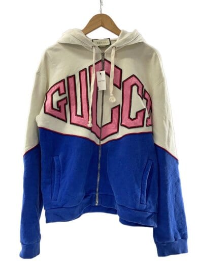 商品画像：ジップパーカー/S/コットン/BLU/580821 1