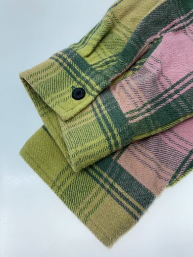 商品画像：19AW/Heavyweight Flannel Shirt/GRN×Pネルシャツ/L/コットン/チェック// 4
