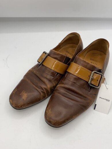 商品画像：シングルモンクストラップ ドレスシューズ/40/BRW/レザー 2