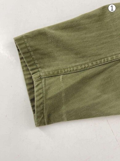 商品画像：40s/M-47/HBT Jacket/長袖シャツ/S/コットン/KHK/ヘリンボーン 5