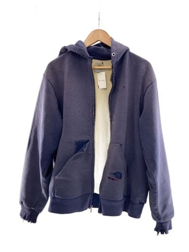 商品画像：フェード/ダブルフェイス/ジップパーカー/--/コットン/NVY 1