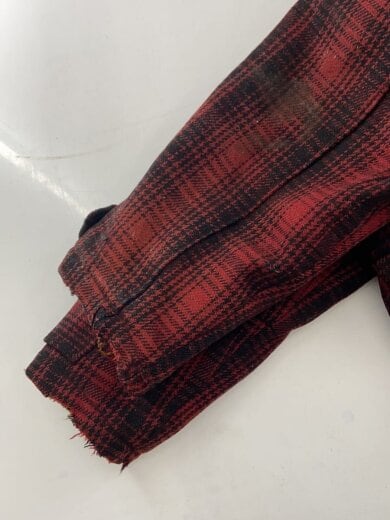 商品画像：バッファローチェック/ジャケット/--/ウール/RED/チェック 4