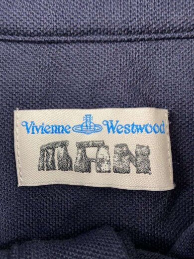 商品画像：ポロシャツ/M/コットン/ネイビー 3