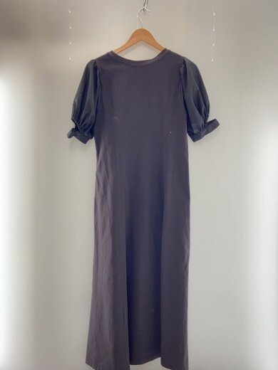 商品画像：半袖ワンピース/--/コットン/BLK/無地/6123S-1097// 2