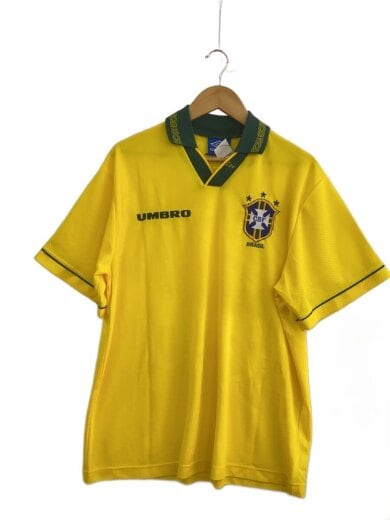 商品画像：94年ワールドカップ/ブラジル代表ユニフォーム/ポロシャツ/L/ポリエステル/YLW// 1