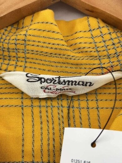商品画像：50～60s/Sportsman/CAL-MADE/半袖シャツ/YLW// 3