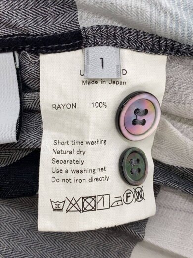 商品画像：長袖シャツ/1/レーヨン/GRY/チェック/US2146 4