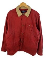 ジャケット/L/コットン/RED/90s/ハンティングジャケット