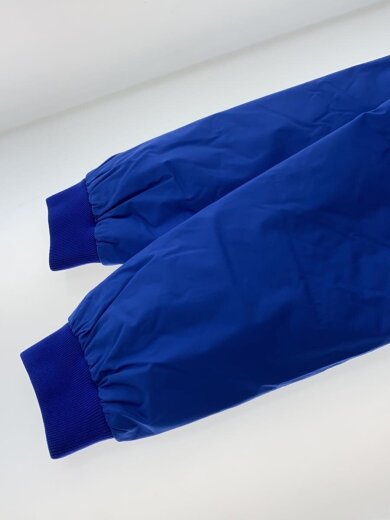 商品画像：中綿ジャケット/M/ナイロン/BLU/ロゴプリント/ロゴ刺繍 5