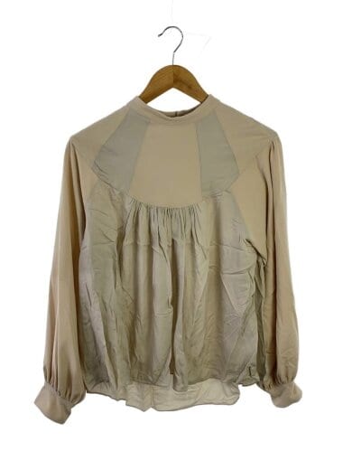 商品画像：ENOCLE/長袖ブラウス/--/--/BEG/無地 1