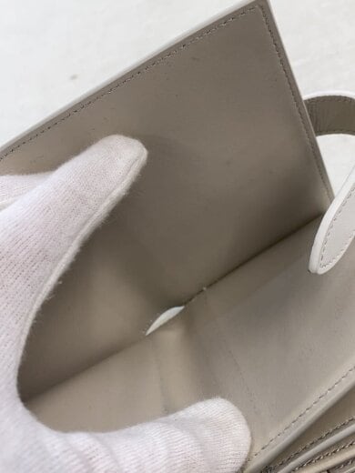 商品画像：SMALL STRAP WALLET/レザー/BEG/無地/レディース 5