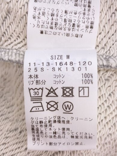 商品画像：Vintage Mirror Sweat/M/コットン/GRY/無地/11-13-1648-120-16-18 4