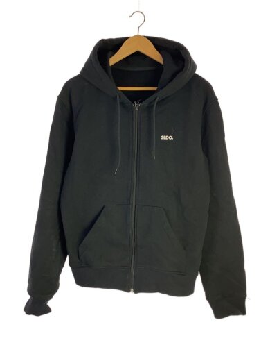 商品画像：SLDO/ジップパーカー/XL/コットン/BLK/無地/9607-43447/両袖汚れ有 1