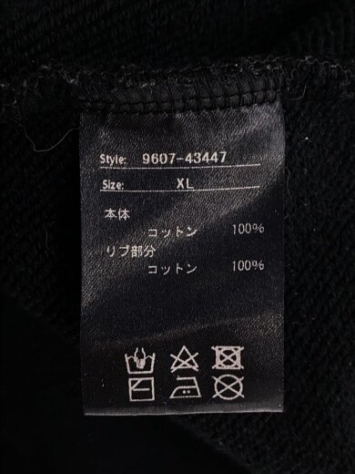 商品画像：SLDO/ジップパーカー/XL/コットン/BLK/無地/9607-43447/両袖汚れ有 4
