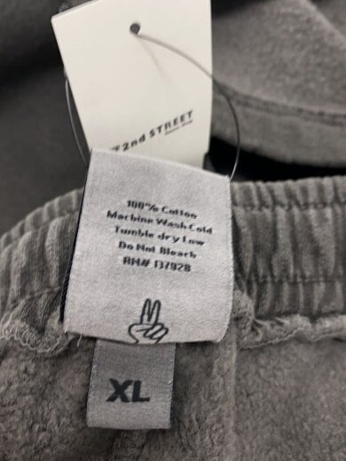 商品画像：ショートパンツ/XL/コットン/BLK/無地/アメリカ製/スウェットショーツ 5