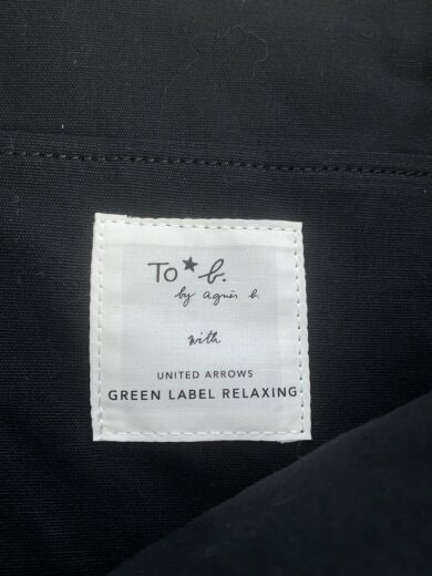 商品画像：トートバッグ/キャンバス/BLK/グリーンレーベルリラクシング 6