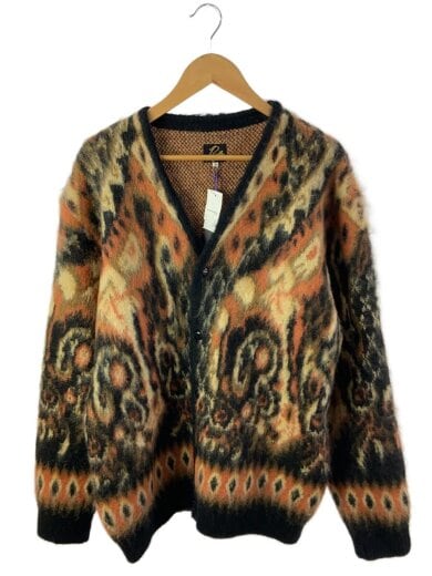 商品画像：カーディガン(厚手)/L/モヘア/ORN/総柄/RW356/25AW// 1