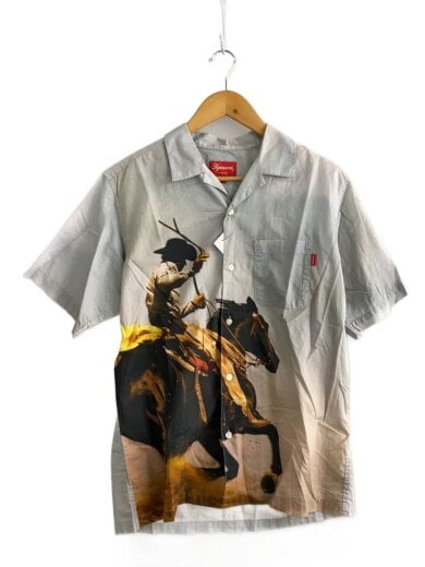 商品画像：17ss Cowboy Shirt/M/コットン/GRY/無地/襟周り変色有// 1
