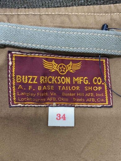 商品画像：TYPE L-2 CIVILIAN MODEL/フライトジャケット/34/コットン/KHK/BR13878 3