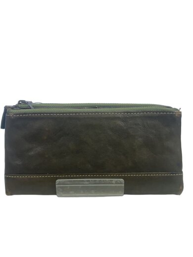 商品画像：長財布/レザー/KHK/無地/メンズ 1