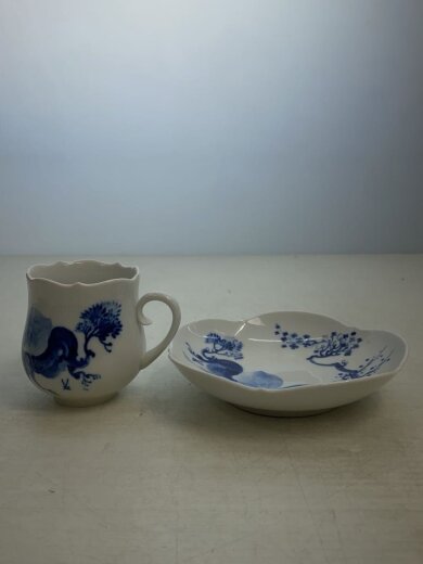 商品画像：カップ&ソーサー/2点セット/WHT/ブルーオーキッド// 6