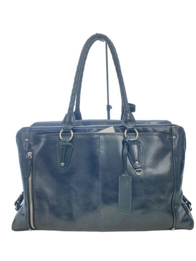 商品画像：トートバッグ/レザー/BLK/無地/傷・角擦れ有 1