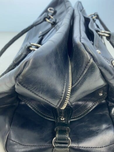 商品画像：トートバッグ/レザー/BLK/無地/傷・角擦れ有 7