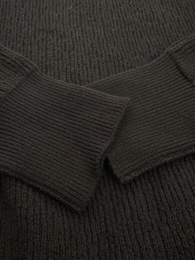 商品画像：ニット・セーター(厚手)/3/コットン/BLK/VI-3531-07 5