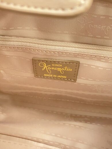 商品画像：ハンドバッグ/レザー/BEG/無地 5