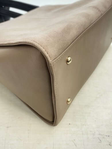 商品画像：ハンドバッグ/レザー/BEG/無地 8