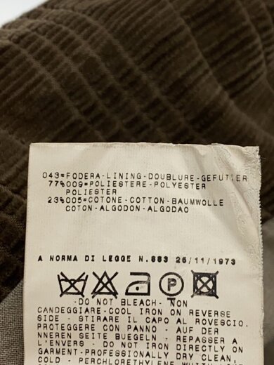 商品画像：テーラードジャケット/38/コーデュロイ/BRW/ダメージ加工 5