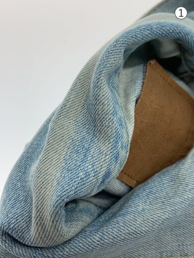 商品画像：90s/日本製/3rd復刻/ボタン裏J30/40/デニム/IDG/無地/71557-0214 7