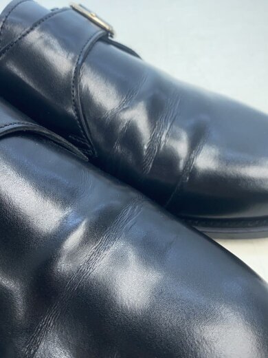 商品画像：シングルモンク/ドレスシューズ/40.5/BLK/レザー 6