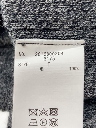 商品画像：ニット・セーター(薄手)/FREE/ウール/GRY/2610800204 4
