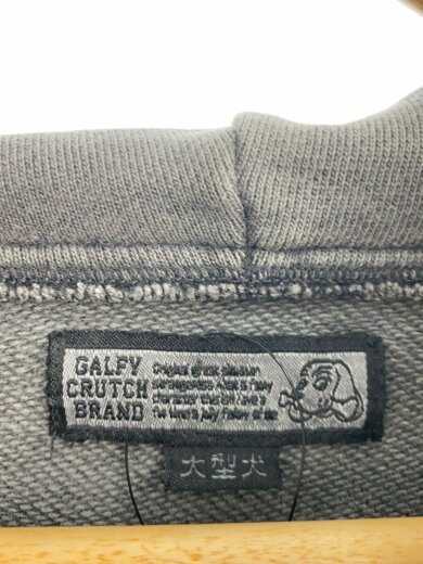 商品画像：ジップパーカー/XL/コットン/GRY/152314/ダメージ加工// 3