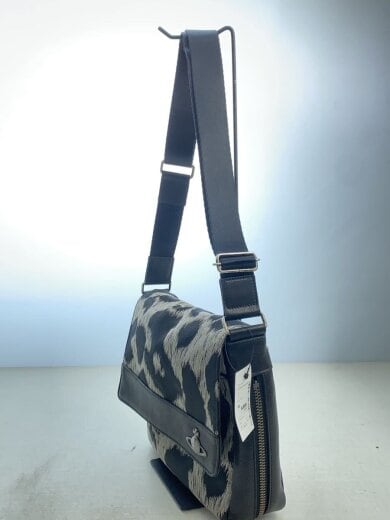 商品画像：ショルダーバッグ/レザー/BLK/レオパード// 2