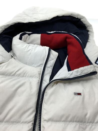 画像：TOMMY JEANSダウンジャケット/M/ポリエステル/WHT/無地/45003249338