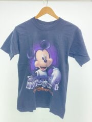 Tシャツ/S/コットン/BLK/90s/ミッキーマウス
