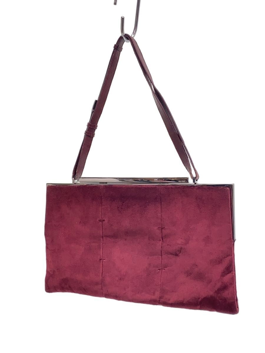 GUCCI / クラッチバッグ/ベロア/RED/002046