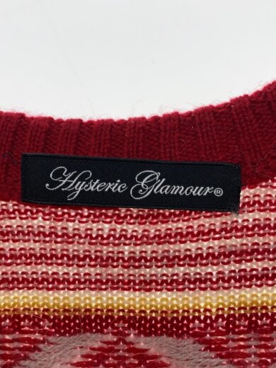 商品画像：カーディガン(厚手)/FREE/アクリル/RED 3