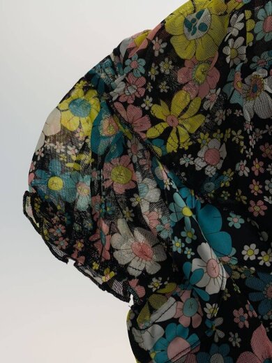 商品画像：フラワープリント/ワンピ-ス/タグ付き/FREE/ポリエステル/BLK/総柄/2CO-2730 5