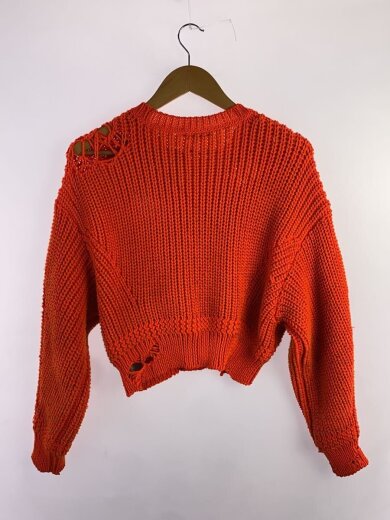 商品画像：ダメージ加工ルーズニット/ニット・セーター(厚手)/XS/ポリエステル/ORN 2