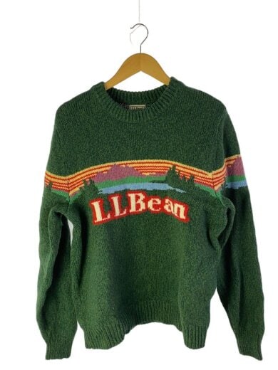 商品画像：ニット・セーター(厚手)/XL/ウール/GRN/518620 1