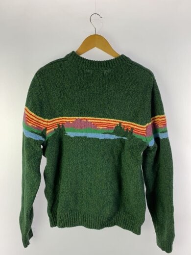 商品画像：ニット・セーター(厚手)/XL/ウール/GRN/518620 2