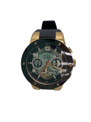 商品画像：自動巻腕時計/アナログ/BLK/H017 1