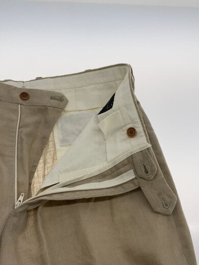 商品画像：ノープリーツ/スラックスパンツ/48/リネン/BEG/1121-343-3114 3