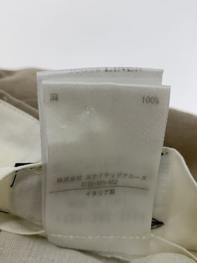 商品画像：ノープリーツ/スラックスパンツ/48/リネン/BEG/1121-343-3114 5